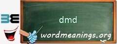 WordMeaning blackboard for dmd